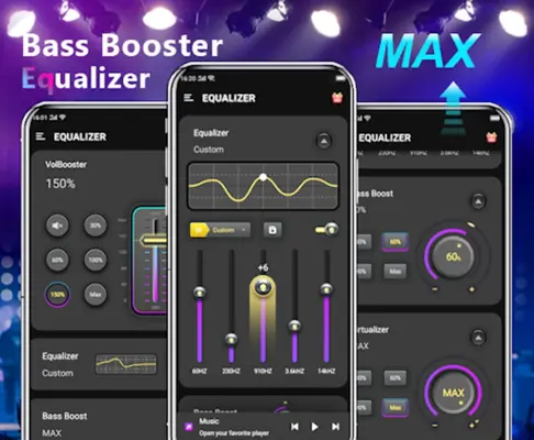 Equalizer & Volume Boost android App screenshot 1