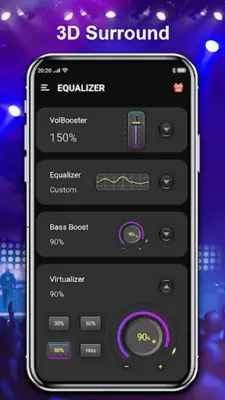 Equalizer & Volume Boost android App screenshot 3