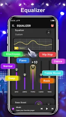 Equalizer & Volume Boost android App screenshot 6